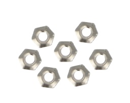 [F.TUE06] Tuerca hexagonal acero plata D:2.5 D:1.2 100 ud