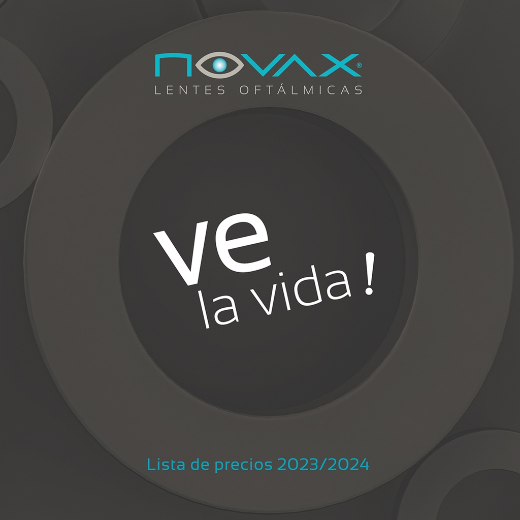 Tarifa PVP de lentes NOVAX 2024