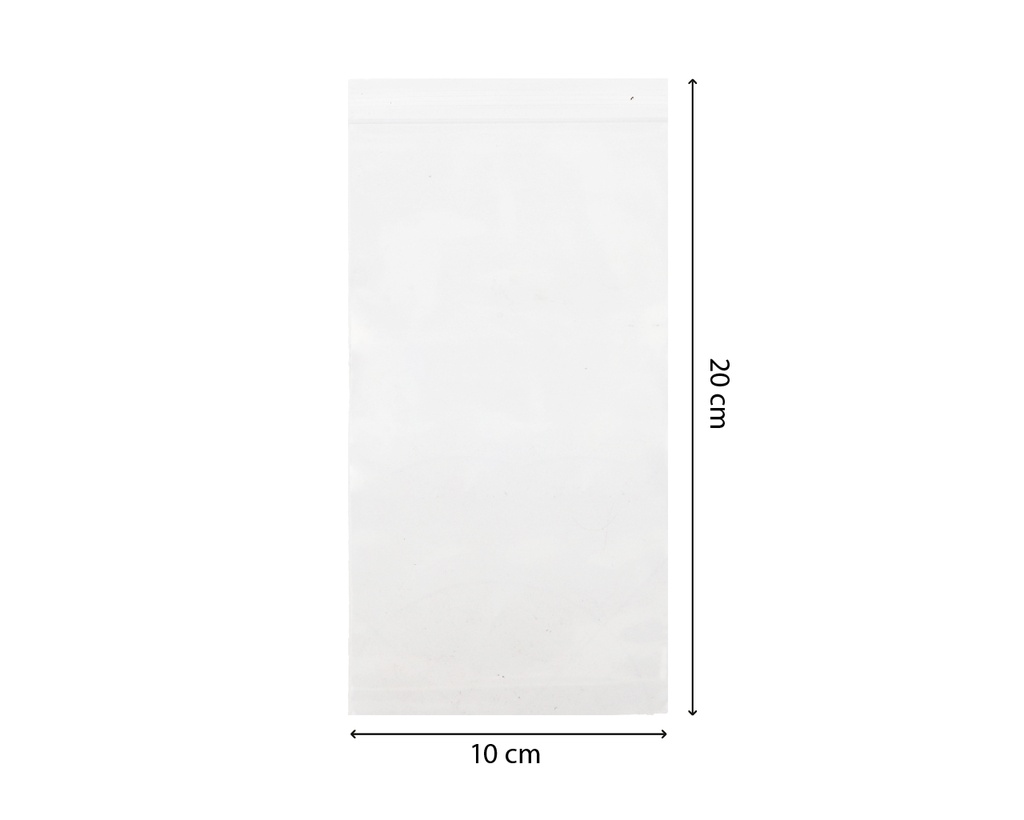 Pack 100 bolsas autocierre zip