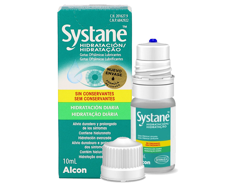 Systane HIDRATACIÓN 10 ml Alcon (Sin conservantes)