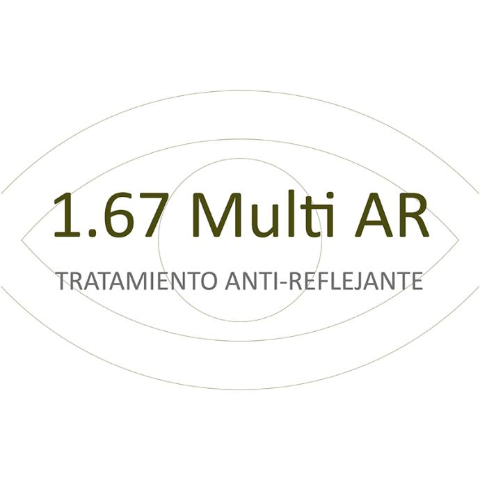 Lente Orgánica 1.67 AS Multi AR MR-10