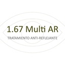Lente Orgánica 1.67 AS Multi AR MR-10