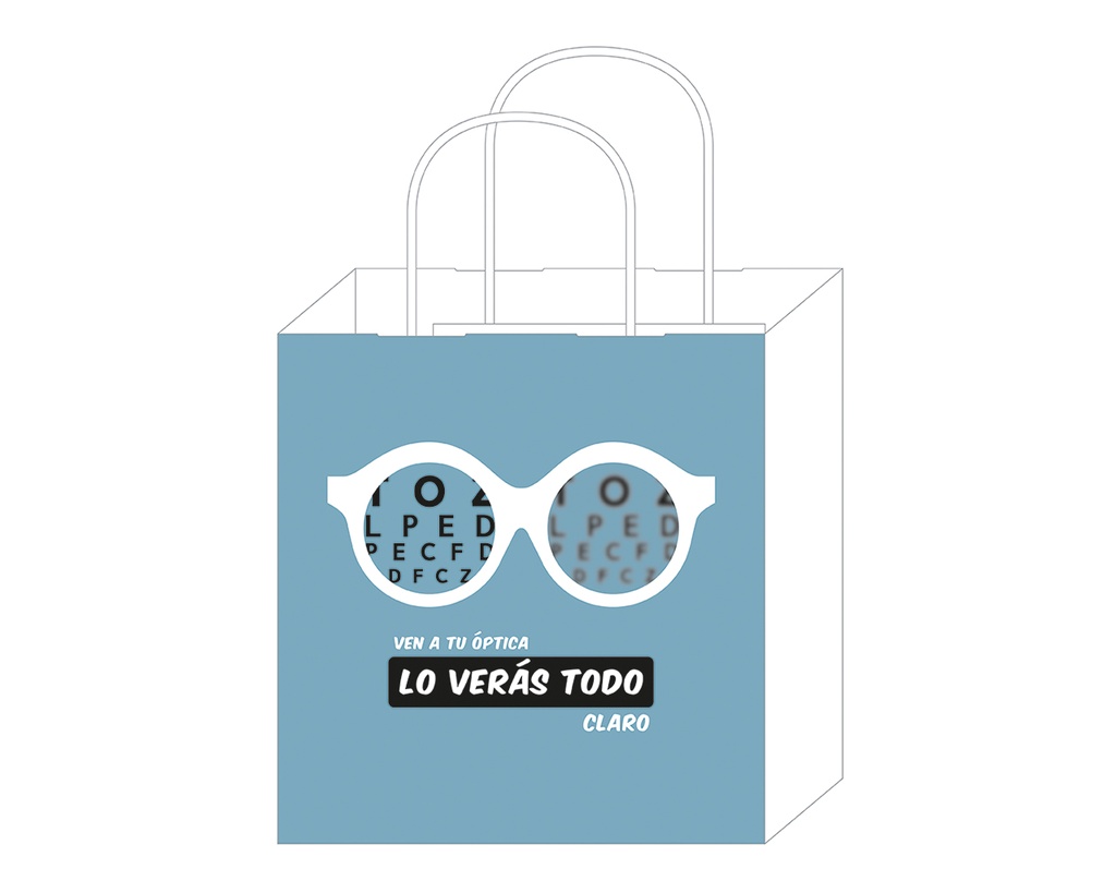 Bolsa de papel diseño estándard 2 tintas