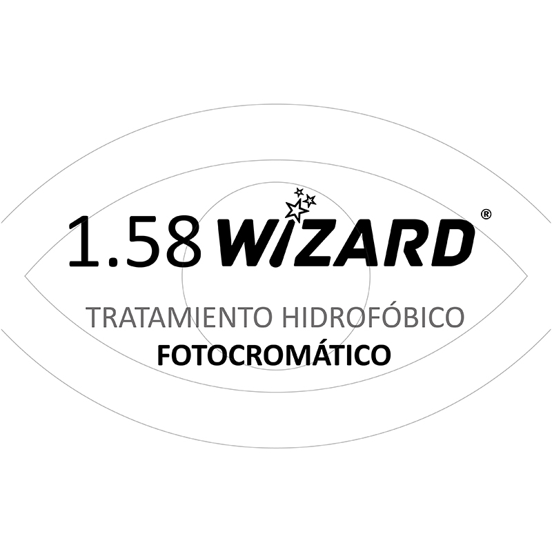 Lente Orgánica Fotocromática 1.58 WIZARD SHMC