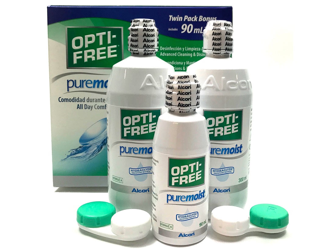 Optifree PureMoist 2 x 300 ml + 1 x 90 ml Alcon