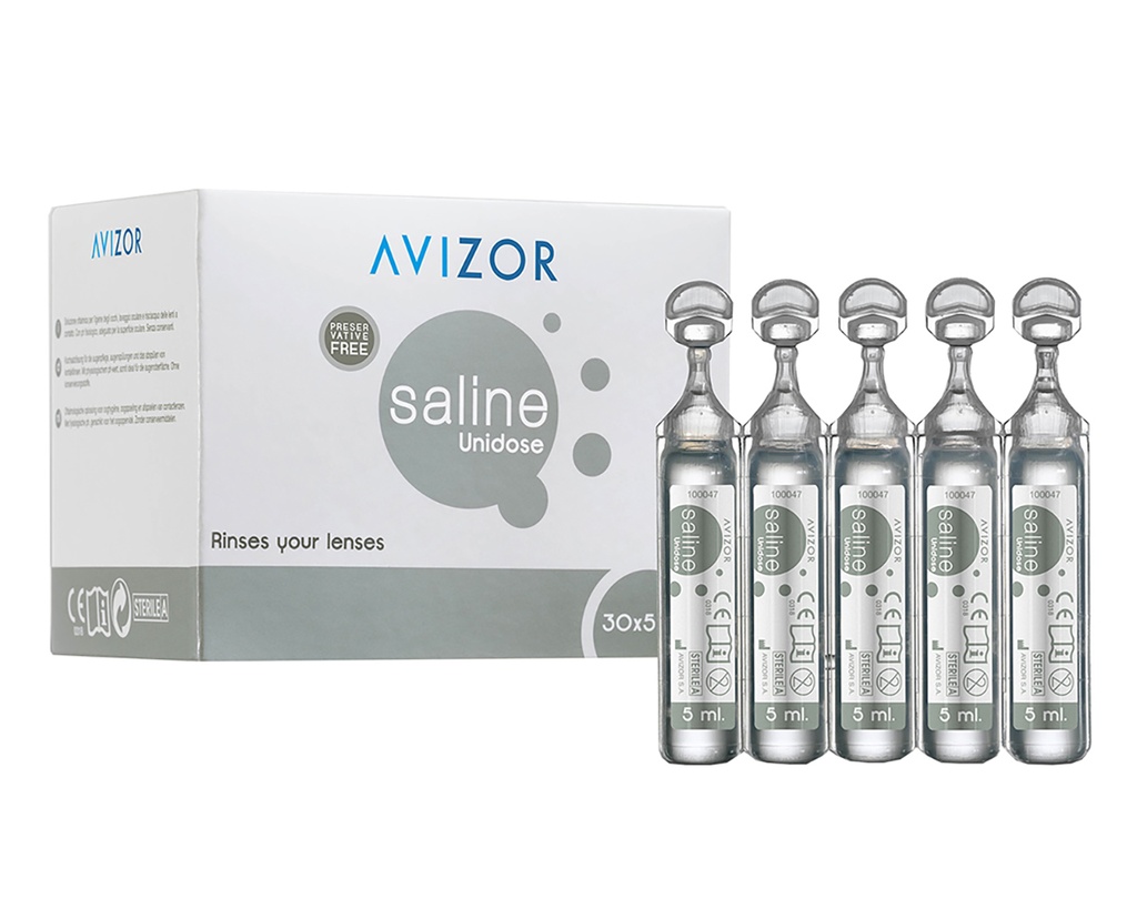 Saline 30 x 5 ml Salina Avizor