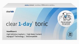 Clear 1 Day Toric 30 pk Clearlab