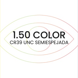 [LS637-28#] Talco Cr-39 semi-espejado gris