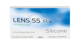 Lens 55 Silicone Multifocal RX 3 pk Servilens