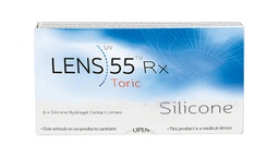 Lens 55 Silicone Toric RX 6 pk Servilens