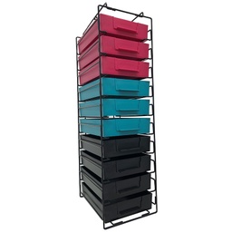 [F.PORBA] Portabandejas/ portacubetas vertical metálico