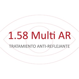 Lente Orgánica 1.58 Multi AR