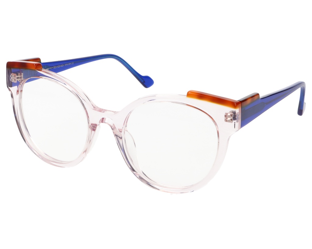 Lunettes De Vue Vintage Eyes And More Felice1 - Monture Bleue Démi (demi-cerclée) - Taille 52[]21 145 - Occasion